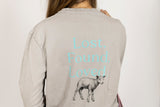 Sudadera Anawim Lost Found Loved Gris