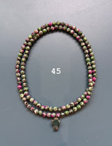 Collar / pulsera piedras cruz