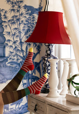 Calcetines rayas amarillo