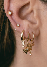 Pendientes brillante pequeño