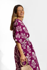 Vestido Caftán Buganvilla