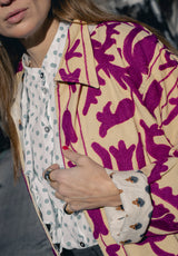 Chaqueta kaftan buganvilla