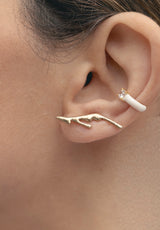 Ear cuff Summer Blanco