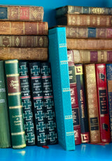 Cuaderno antiguo verde agua