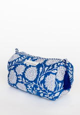 Neceser estampado flores azul L