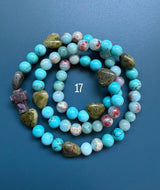 Rosario pulsera collar piedra niño