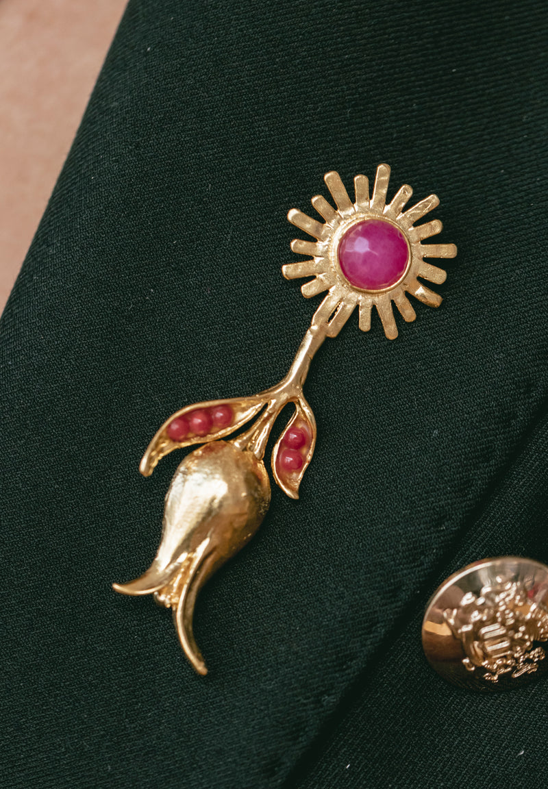 Broche Girasol
