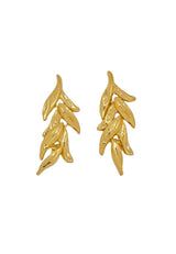 Pendientes hoja espigada