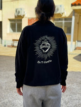 Sudadera Anawim sagrado corazon negro