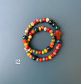 Pulsera Rosario Cerámica 2 vueltas hecho a mano
