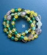 Rosario pulsera collar piedra niño