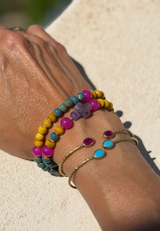 Rosario pulsera cerámica dos vueltas