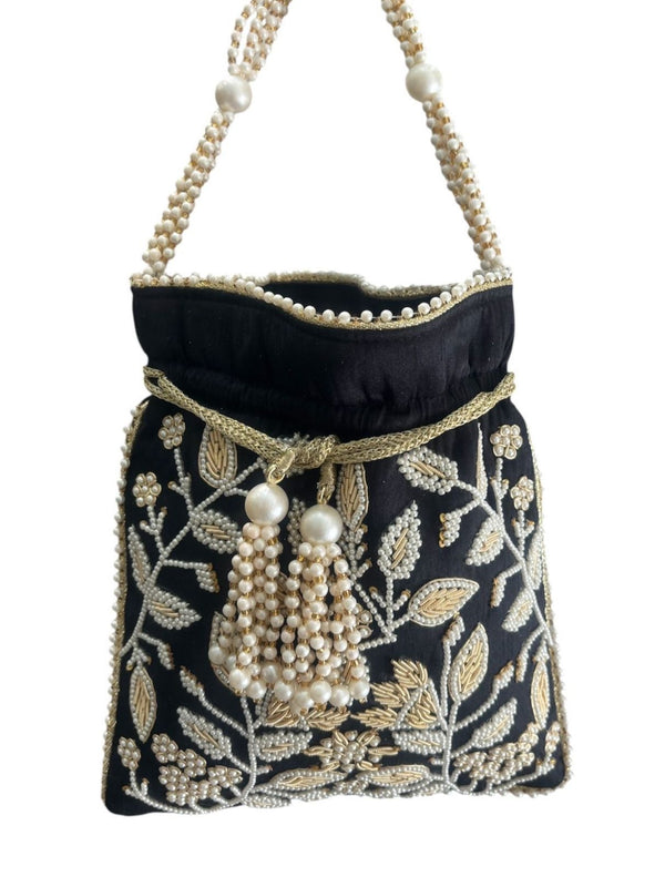 Bolso Perla Hojitas