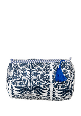 Neceser estampado flores azul