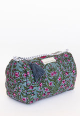 Neceser estampado turquesa L