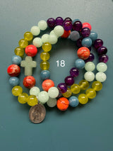 Rosario pulsera collar medalla