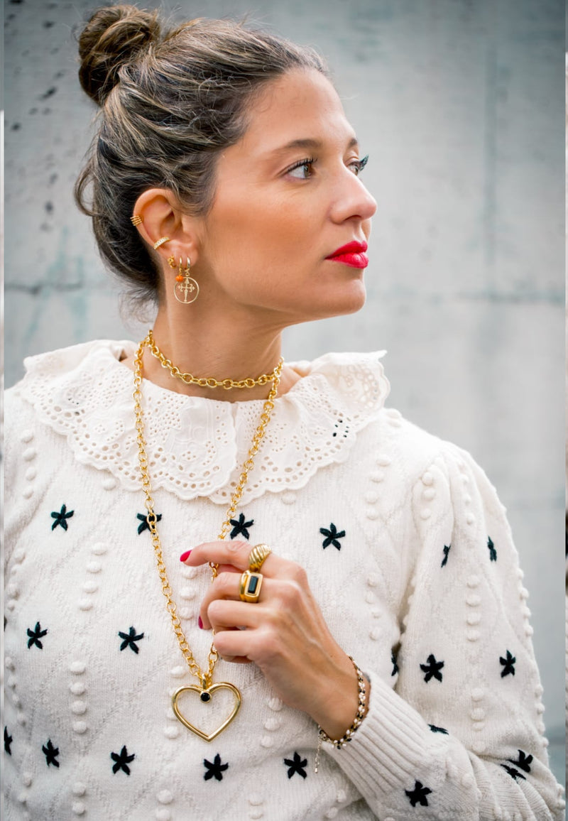 Colgante Corazón Piedra