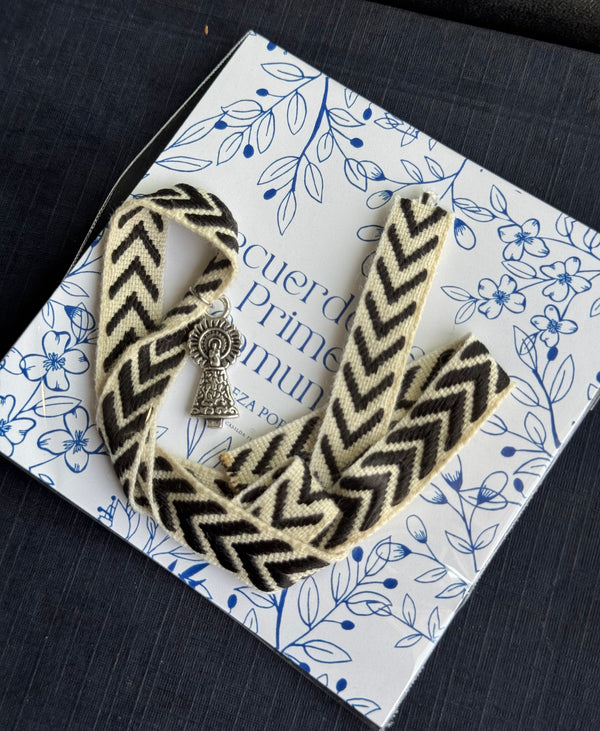 PACK 20 PULSERA tela Virgen Milagrosa