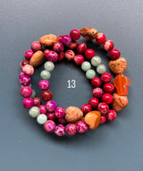 Rosario pulsera collar piedra niño
