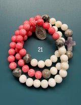 Rosario pulsera collar medalla