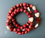 Rosario Collar 3 Vueltas Piedras Naturales hecho a mano