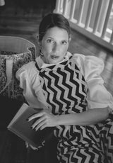 Bolso Tote Bag Palmeras Azules y Flores Rosas