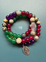 Rosario pulsera collar medalla