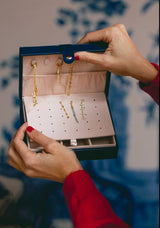 Joyero Casilda mini Marino