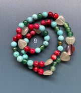 Rosario pulsera collar piedra niño
