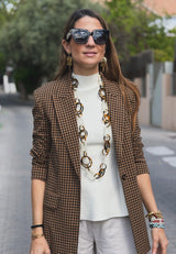 Collar eslabones carey