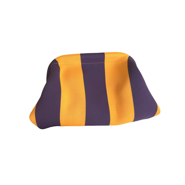 Bolso mano morado/amarillo