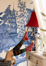 Calcetines rayas amarillo