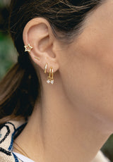 Aros Brillante Centro azul