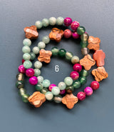 Rosario pulsera collar piedra niño