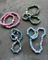 Pulsera Rosario Cerámica Muñeca grande
