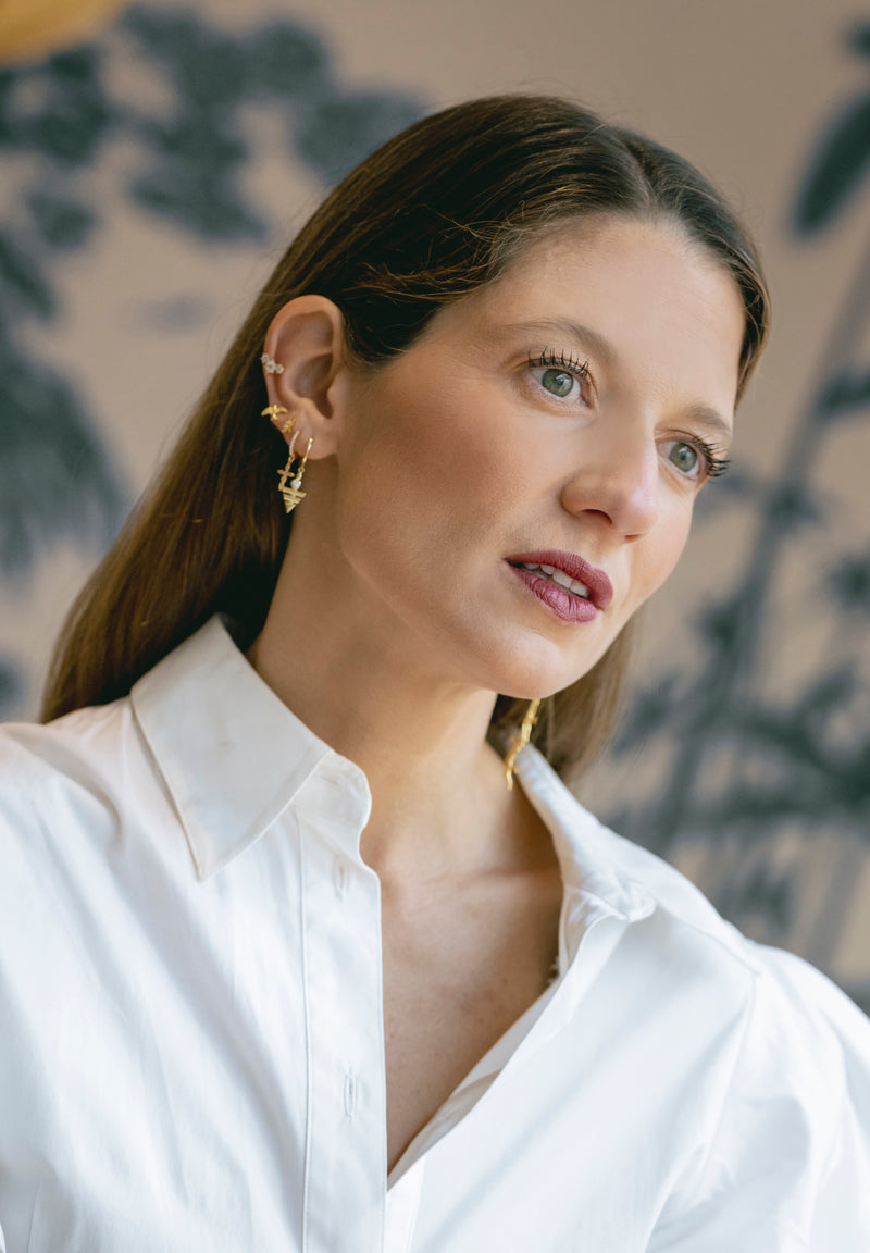 Aros Flecha Brillante