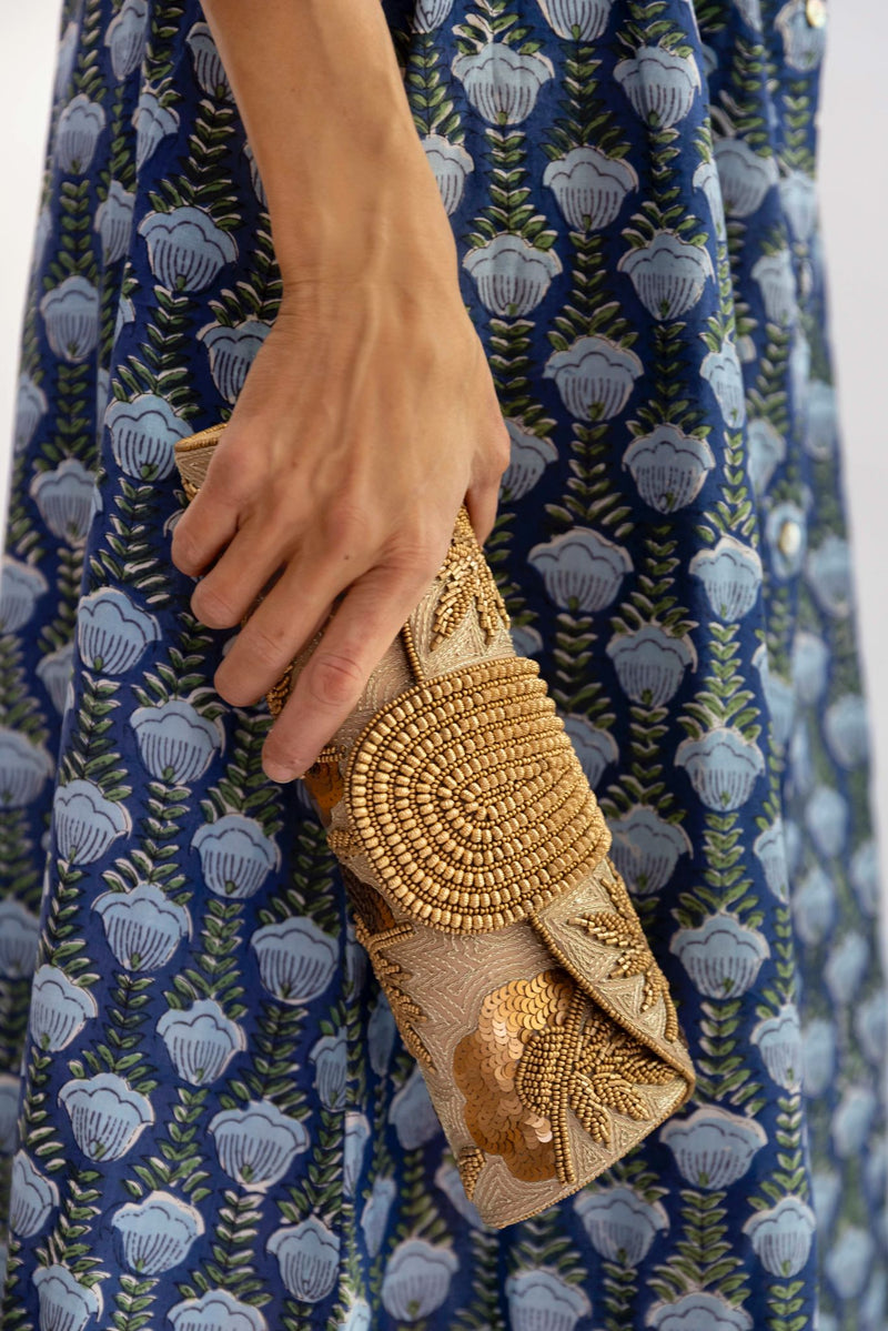 Bolso yute joya verde