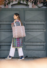 Bolso Tote Bag campanilla gris