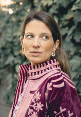 Ear cuff libélula brillante