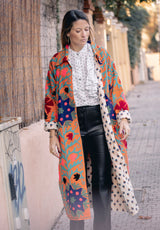 Chaqueta kaftan naranja