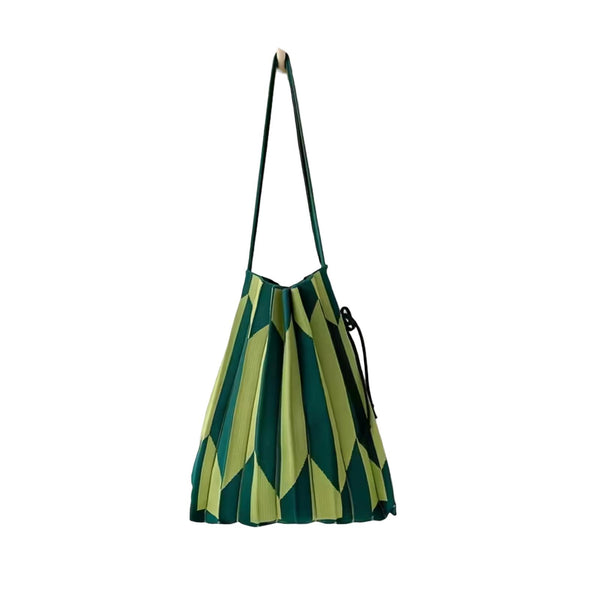 Bolso acordeón verde