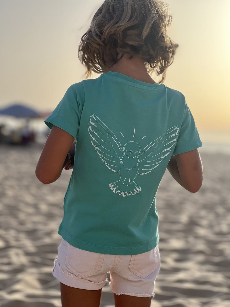 Camiseta Revolution niño Dear Prudence Anawim blanca