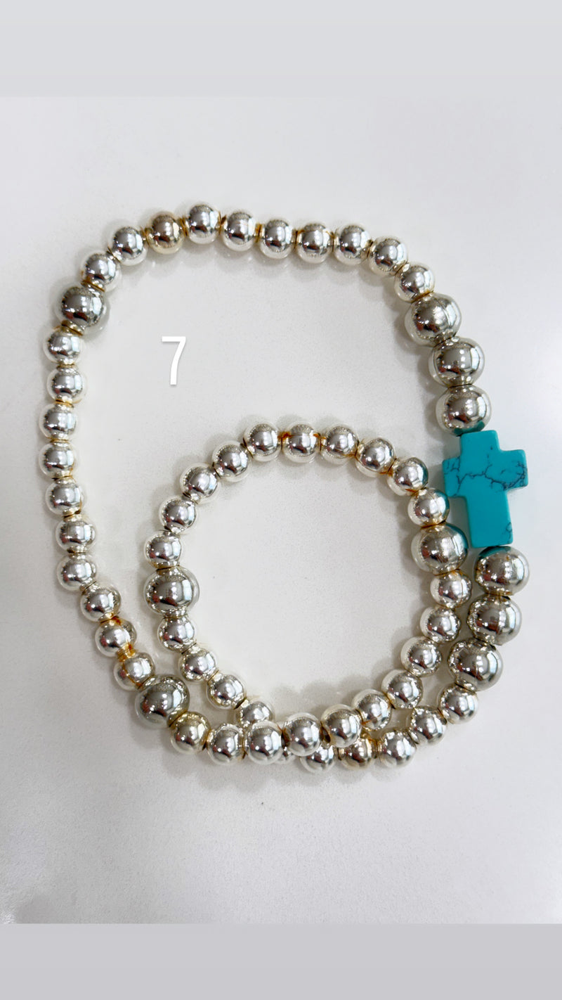 Rosario Collar 2 Vueltas plata