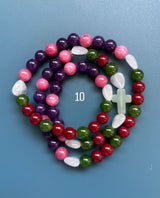 Rosario pulsera collar corazón