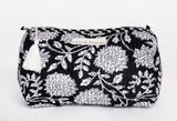 Neceser estampado flores blancas S-M-L