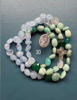 Rosario pulsera collar joya medalla
