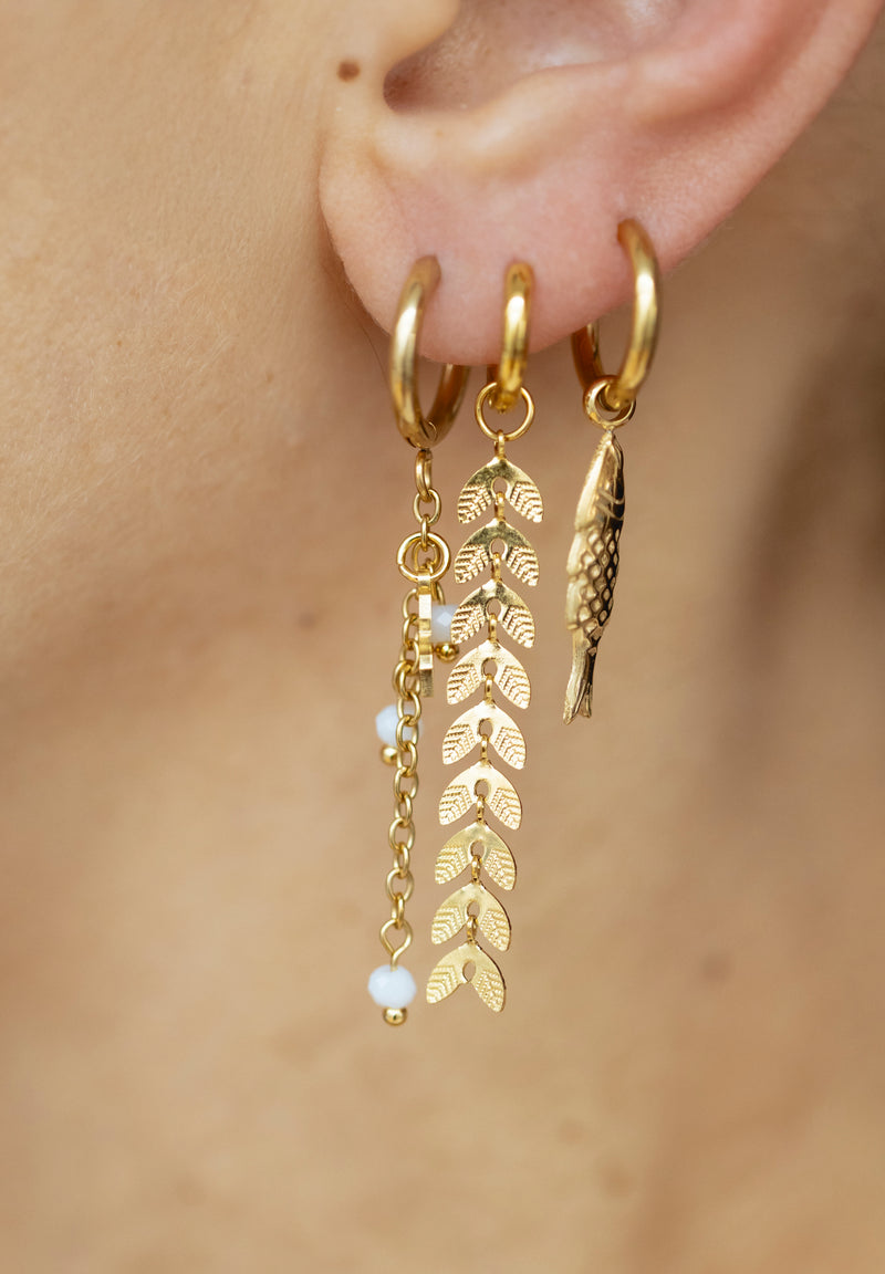 Aros estrellita y cadena