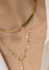 Colgante cadena plana