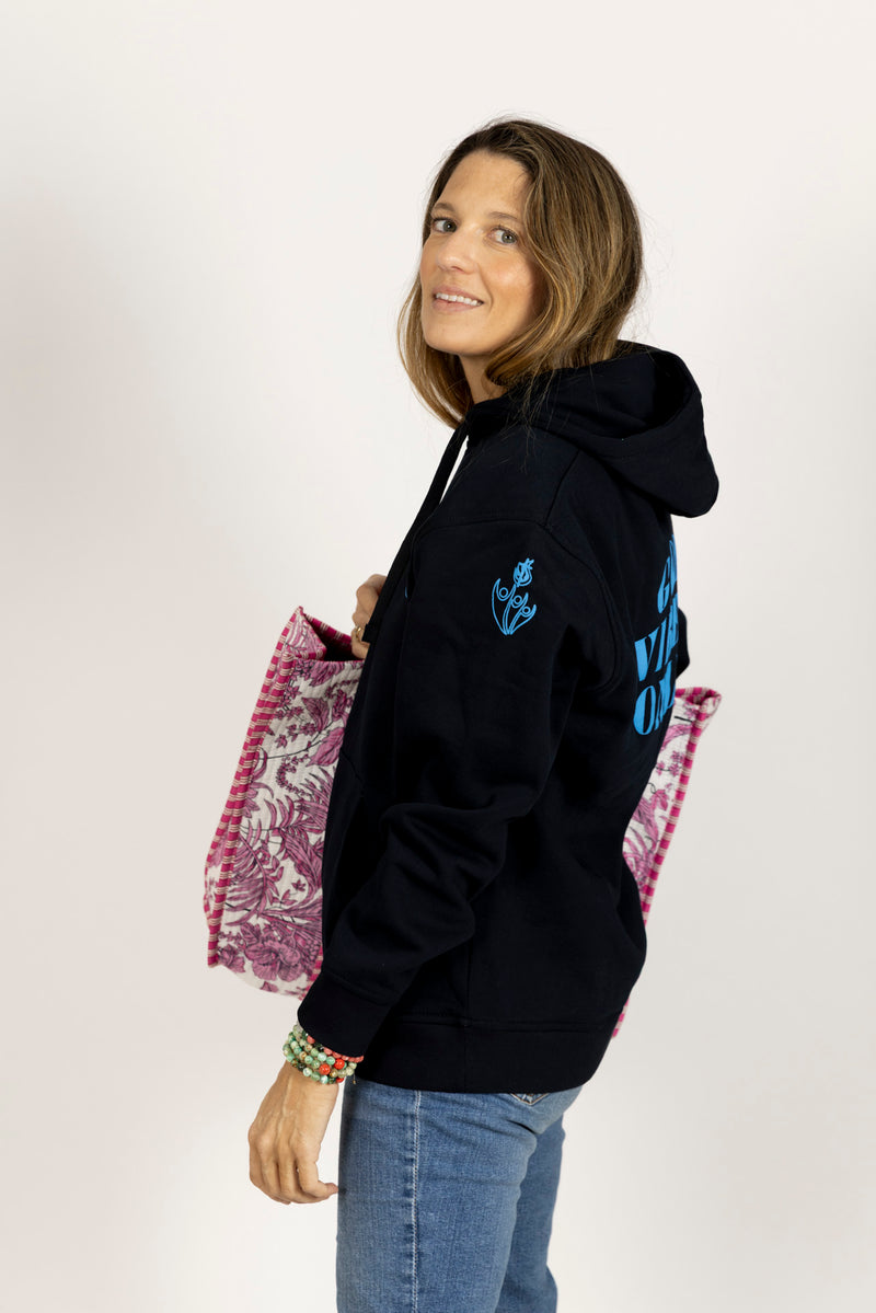 Sudadera Anawim God Vibes Only Azul
