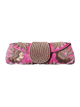 Bolso yute joya fucsia